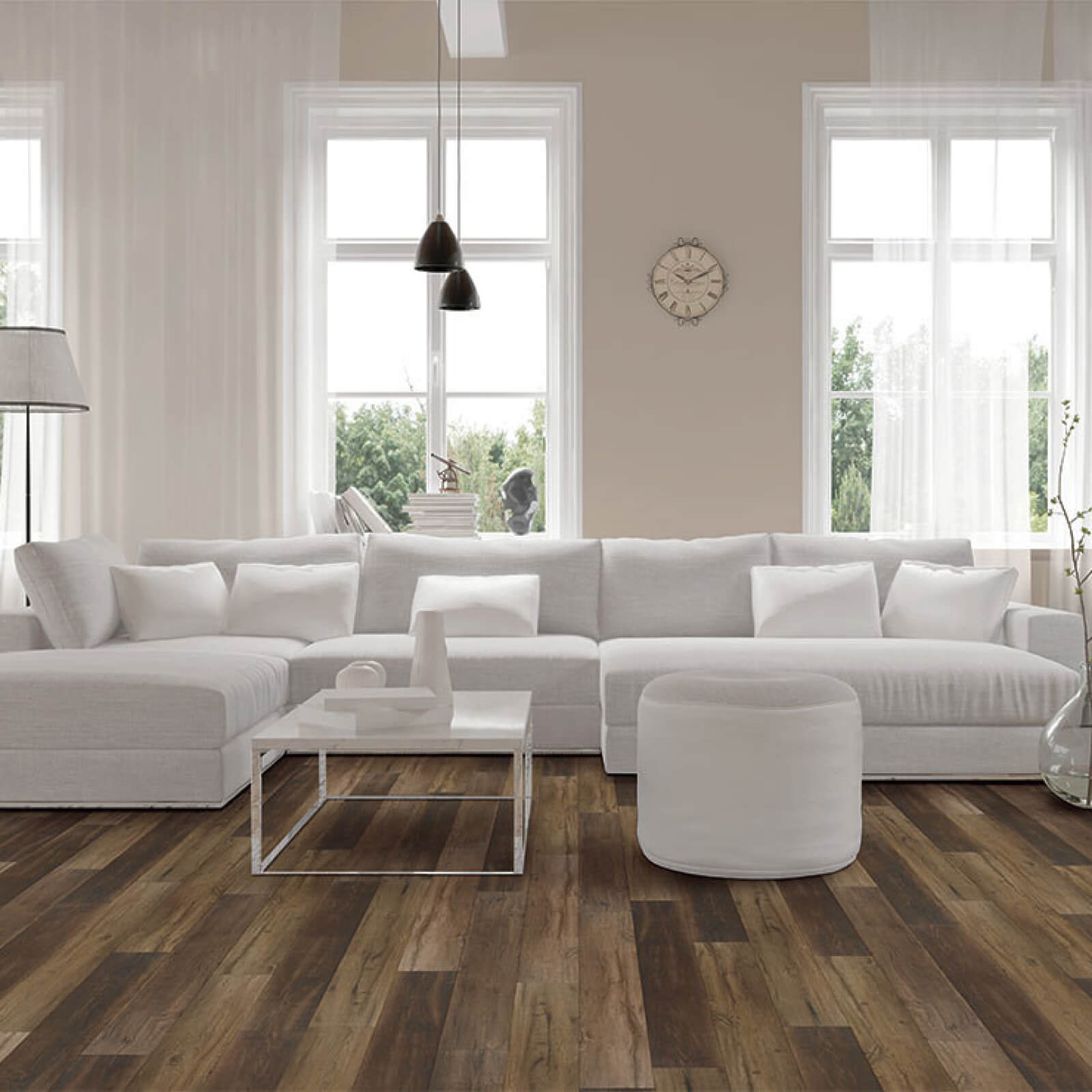 White interior | Floors by Roberts