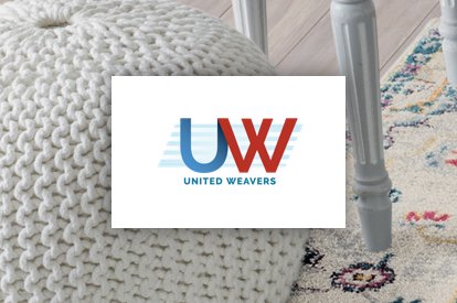 United weavers logo | Floors by Roberts