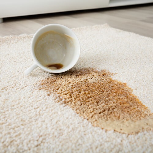 Coffee spill on area rug | Floors by Roberts