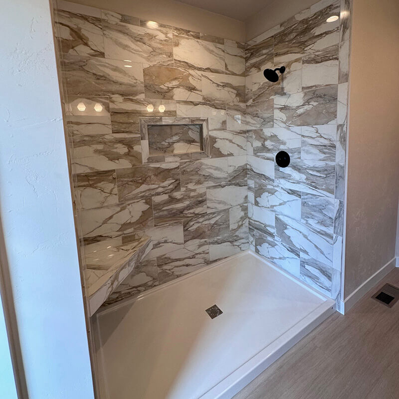 Shower room tiles | Floors By Roberts